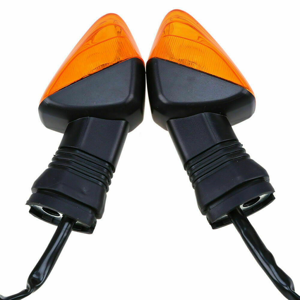 Pair Turn Signal Light Universal Blinker Fit For Kawasaki Ninja ZX636 05-08