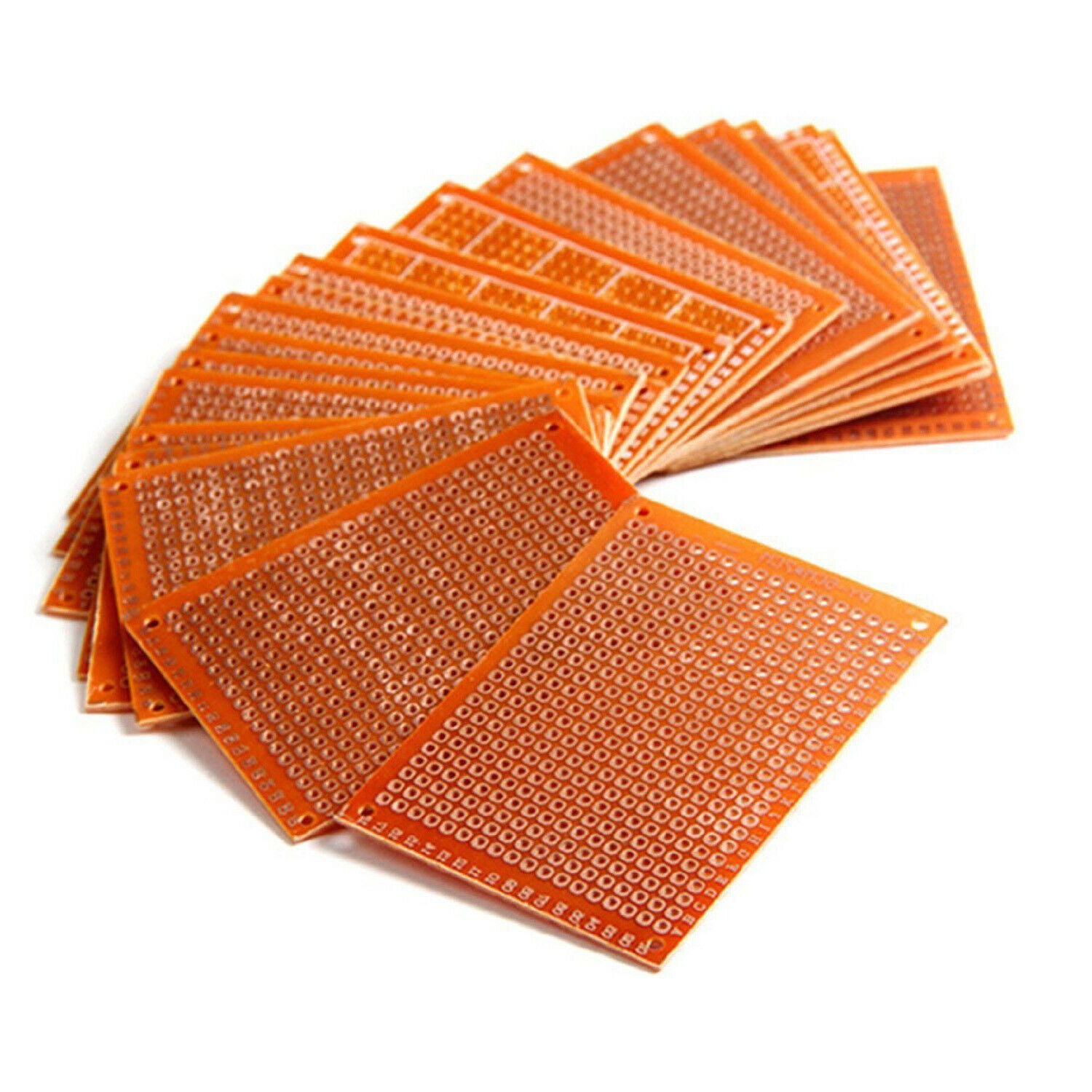 10 Pcs 5*7cm PCB Prototype Breadboard Perf Universal Board DIY Durable