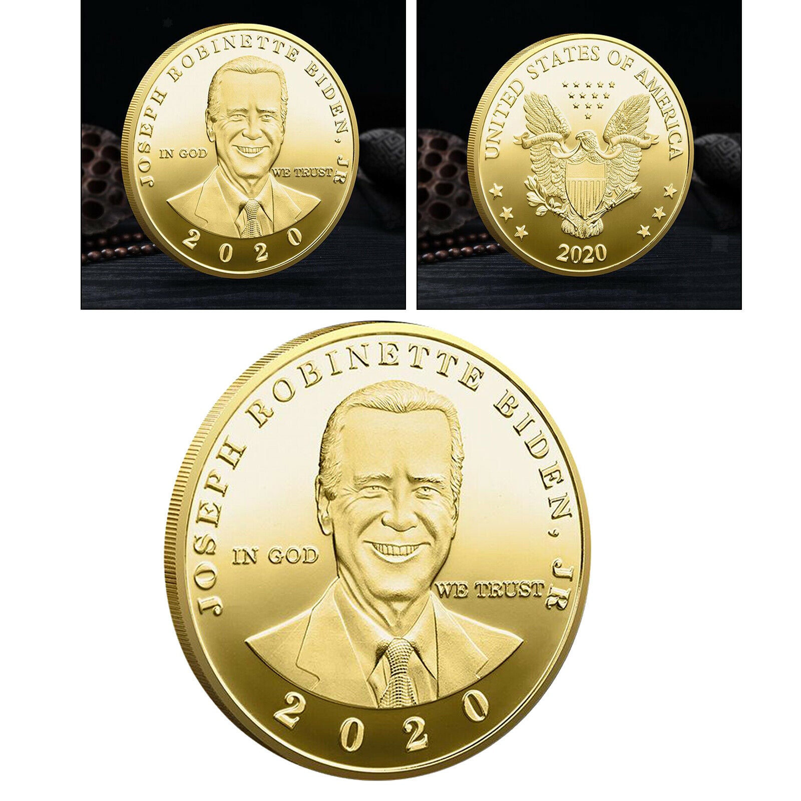 Novelty Joe Biden Challenge Coin Commemorative Inauguration Patriosts 2021