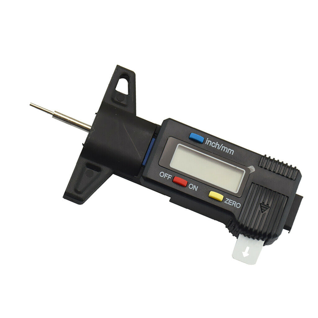 Car Digital Tyre Tire Tread Depth Gauge Measurer Caliper LCD 0-25.4mm