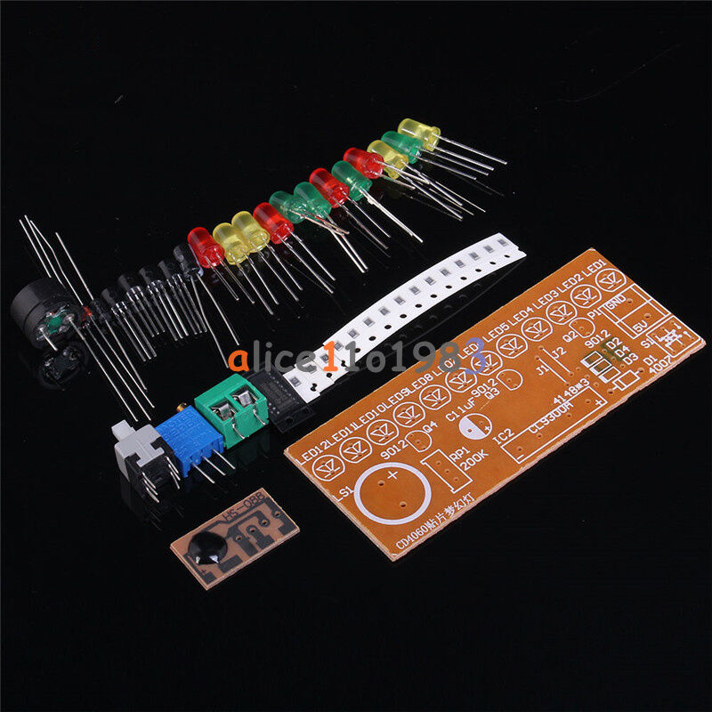 CD4060 DIY Kits Electronics SMD Music Fancy Lantern Suite SOP-16 5mm LED light