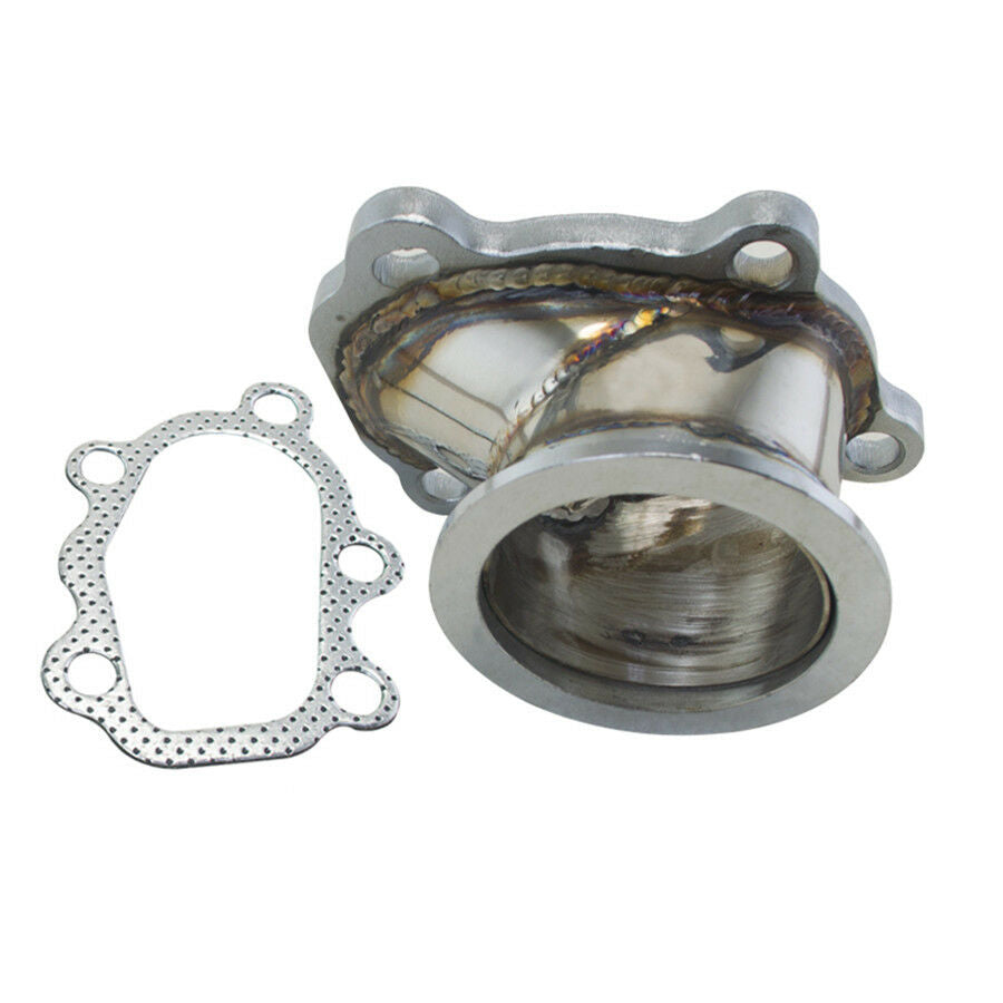 1Pcs 63mm 2.5" V-band Clamp Flange Turbo Down Pipe Adapter For T25 T28 GT25 GT28