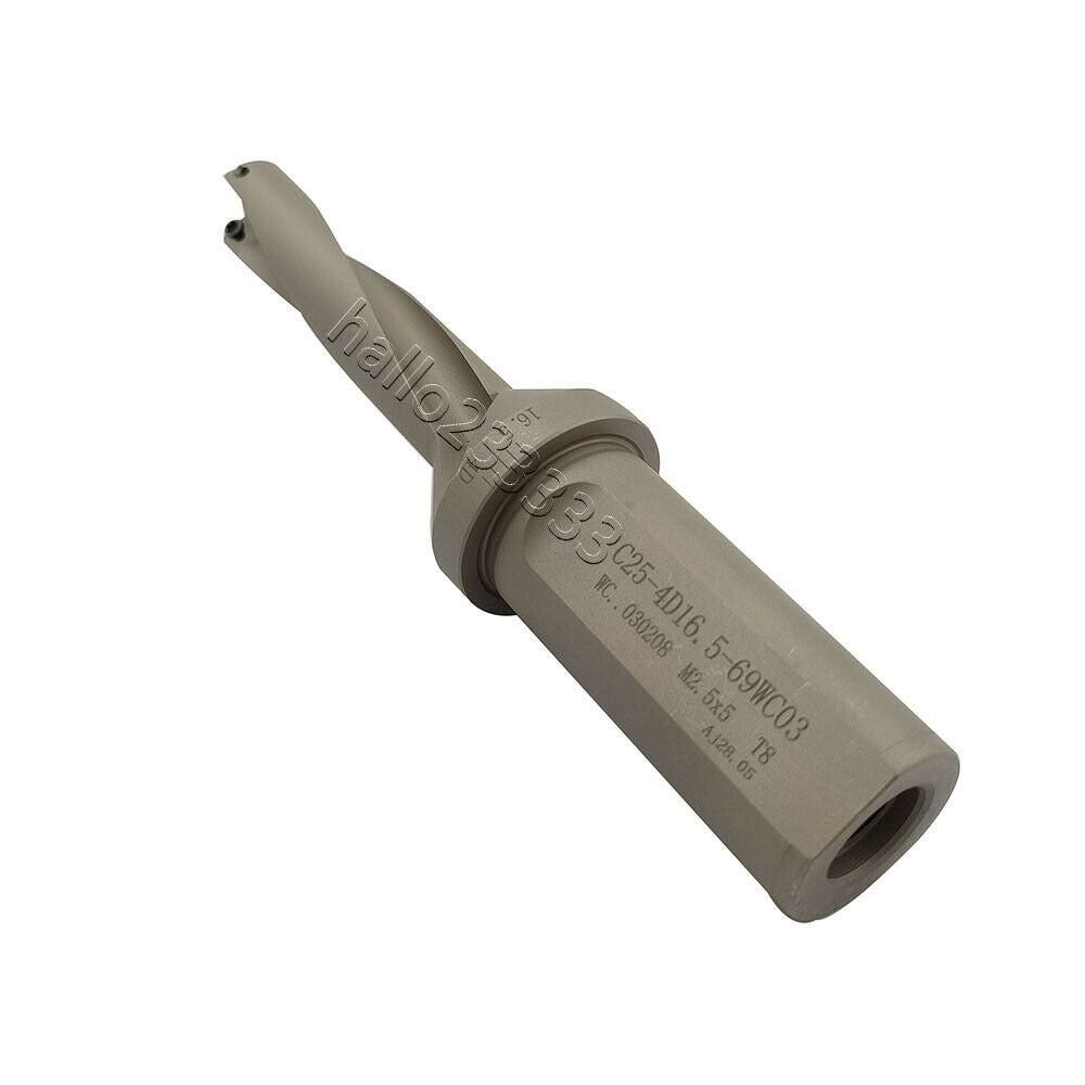 WPD-165-4D-C25 16.5mm U drill indexable drill For WCMX030208 WCMX carbide insert