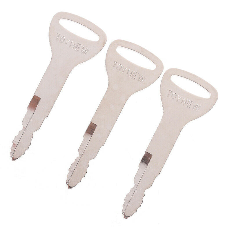 3x Equipment Forklift Ignition Keys Style replaces pt # A62597  .l8