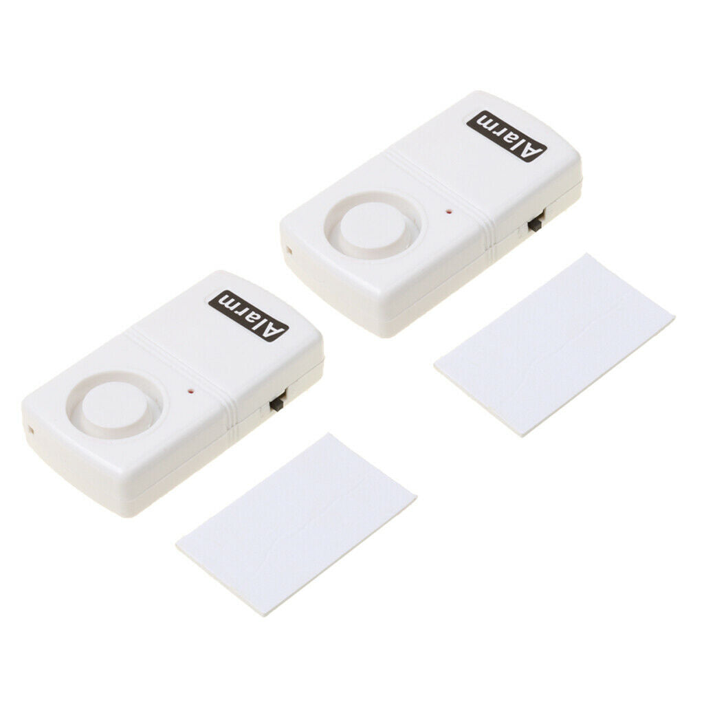 2 Set Portable Wireless Motion Sensor Activated Motion Sensor Portable 120db