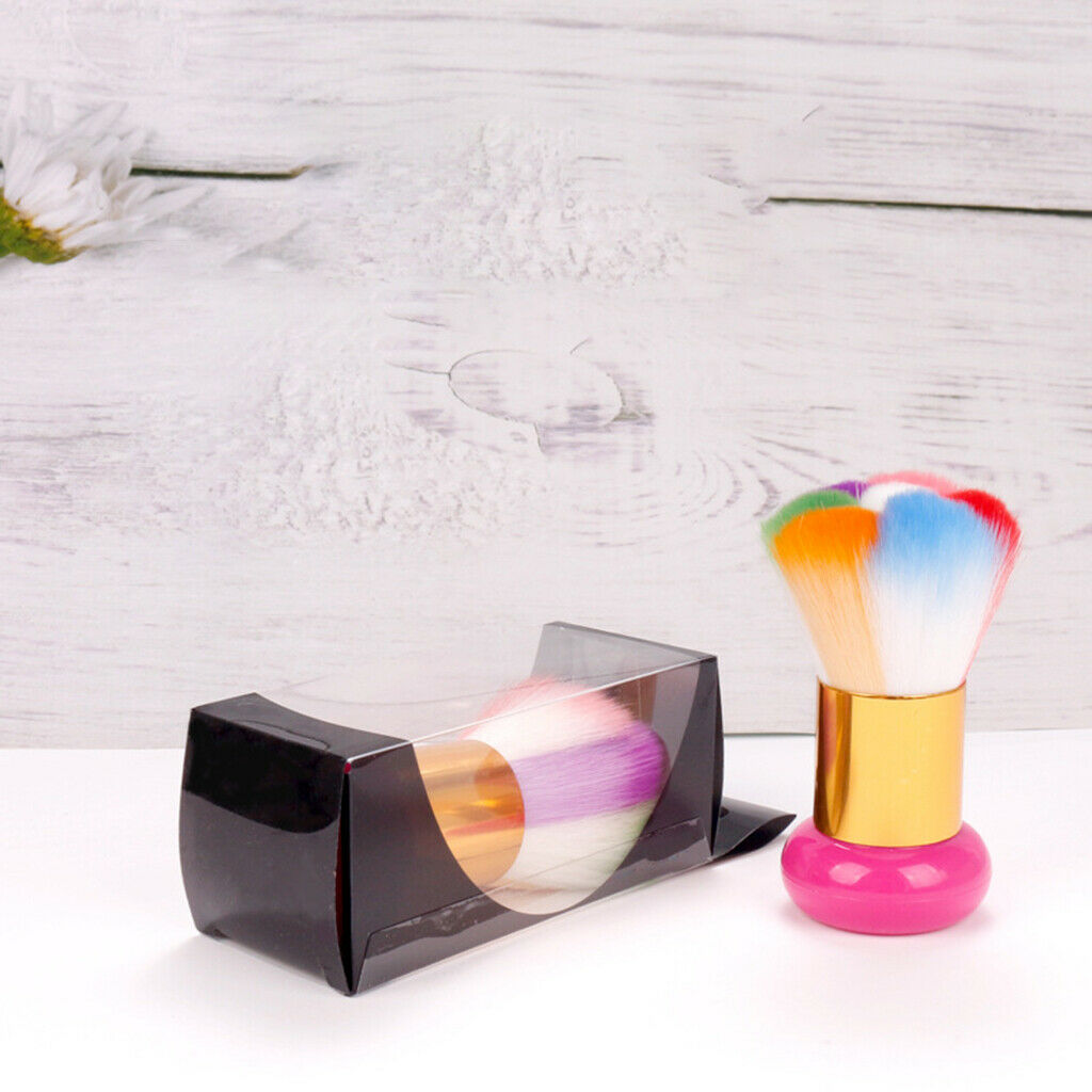Foundation Nail Art Colorful Cleaning Brush Powder Dust Remover Manicure