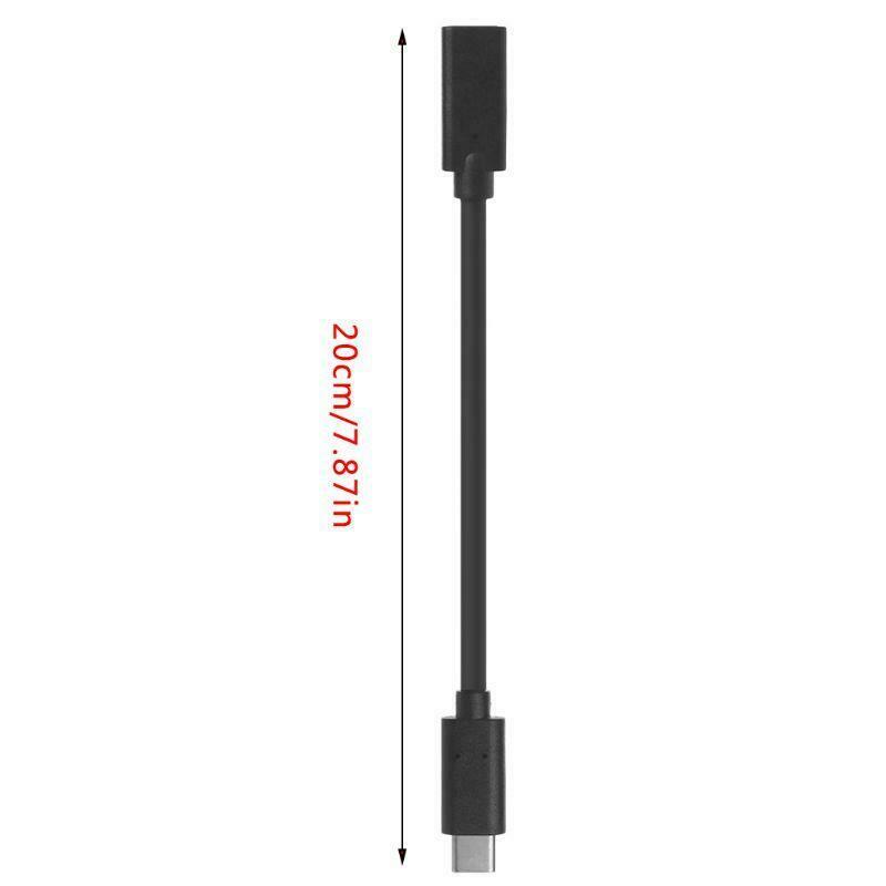 USB 3.1 Type C Male To Female Connector Extension Adapter Cable For Macbook Pro