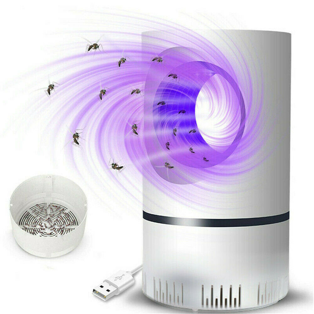 Electric Mosquito And Flies Killer Trap Suction Fan Zapper Child Safe Lamp HOT