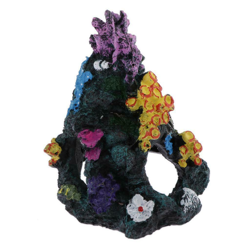 Fish Tank Rockery Ornament Aquarium Hiding Cave For Fish Tank Decor