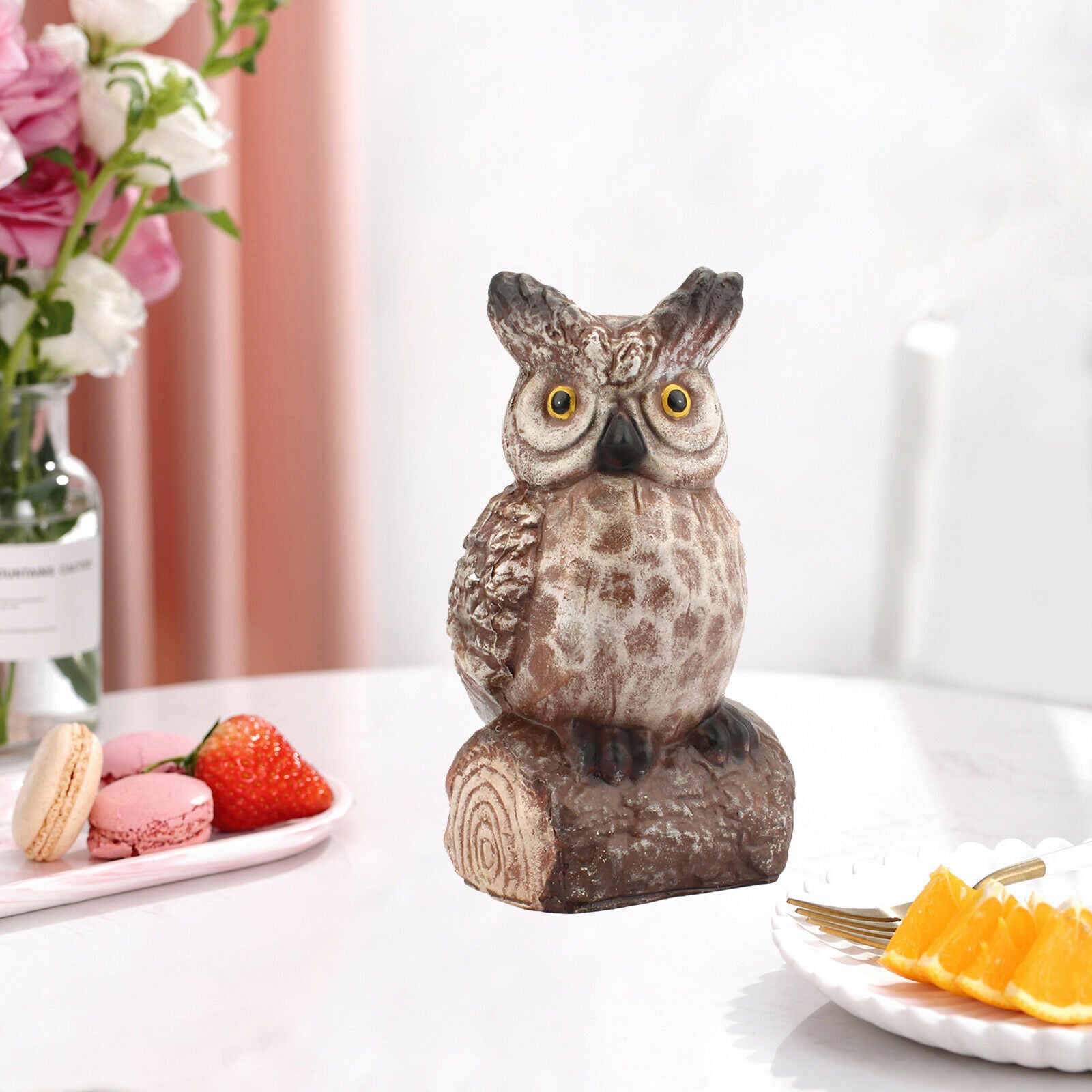 Owl Decoration Home Garden Ornament Creative Animal Decoration Statue