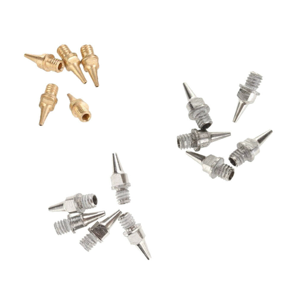 15 Stainless Steel 0.2 &0.3&0.5mm Nozzles Part Replacement For Airbrush