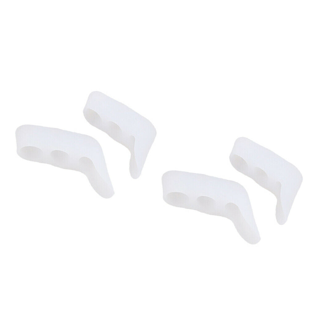 4pcs Pinky Toe Separators Stretcher Gel Separators, Toe Straightener Bunions for