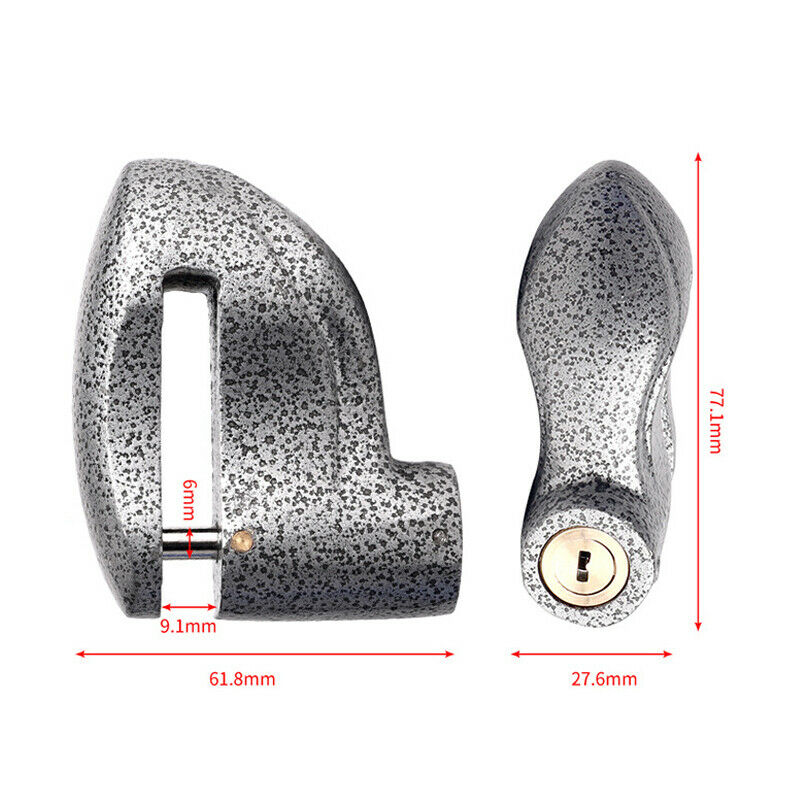 Press Type Anti Theft Wheel Disc Brake Lock For Motorcycle Scooter Bicycle Bikes