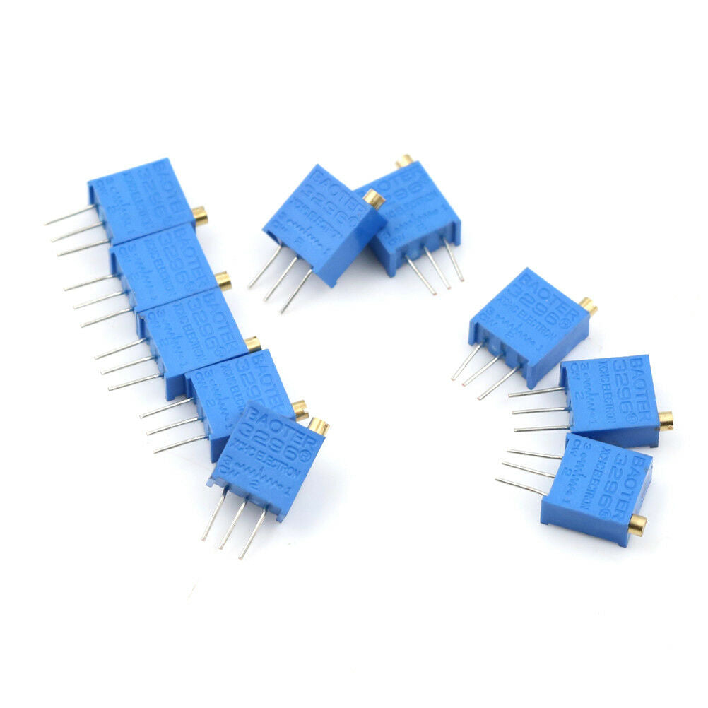 10pcs Blue 103 10K ohm 3296W Trim Pot Trimmer Potentiomete.l8