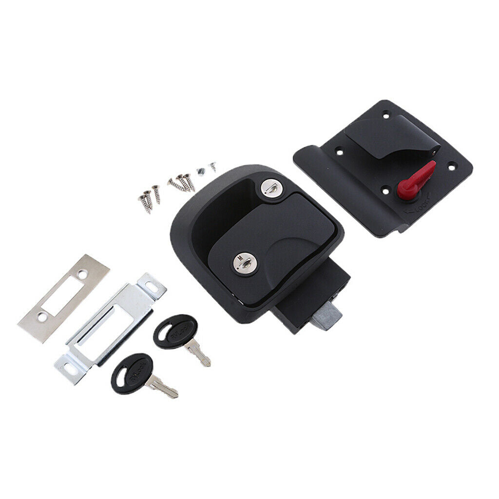 1PC RV Paddle Entry Door Lock Latch Handle Knob Deadbolt Camper Trailer