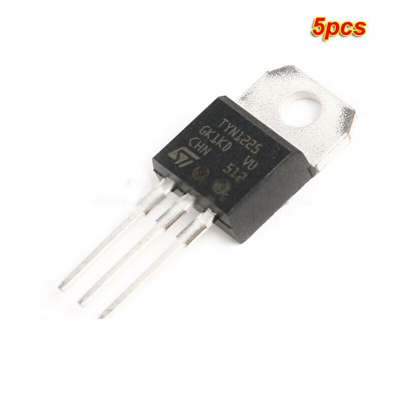 5pcs DIP Transistor TYN1225RG One-way Thyristor SCR 1200V/25A TO-220