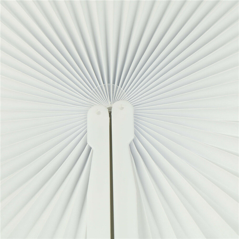 5pcs wedding white heart shaped diy painting paper fan hand held folding f.l8