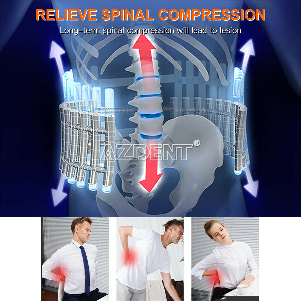 Lumbar Traction Belt Back Brace Support & Extender Belt Unisex Beige Color