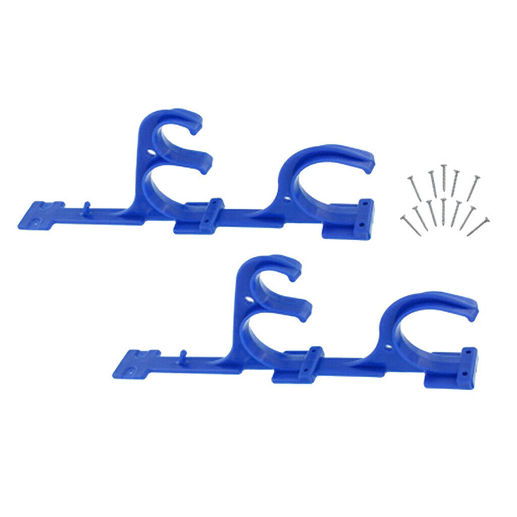 2Pcs Durable Pool Pole Hanger Replacement Swimming Pool Attachment Clips for