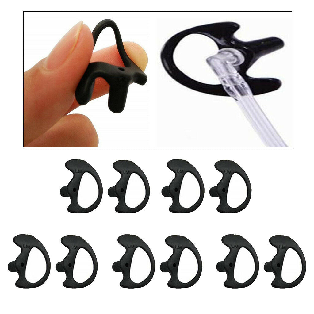 Soft 5 Pair Left Earmold Earbud Earplug for Puxing Wouxun Two-Way Radio Kits