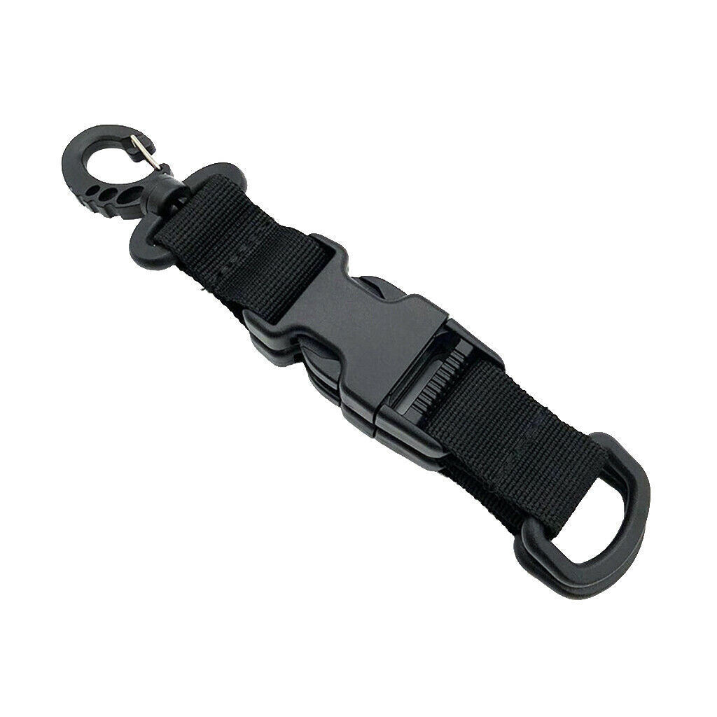 2pcs Backpack Molle Strap, Webbing Belt with Quick Release Buckle, Double Hanger