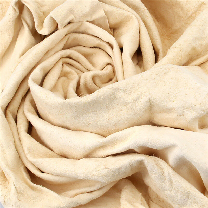Natural Chamois Leather Car Cleaning Cloth Washing Absorbent Drying Towel Pop