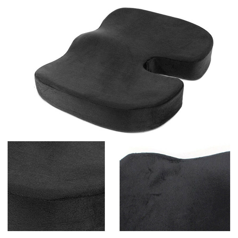 Memory Foam Coccyx Orthopedic Car Seat Office Chair Cushion Pain Relief Pillow