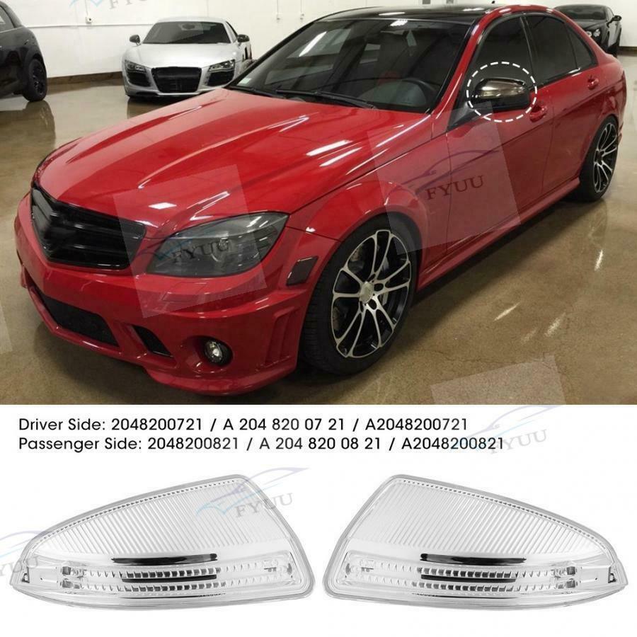 2pc Door Mirror Turn Signal Light For Mercedes W164 ML300 ML500 ML550 ML320 W204