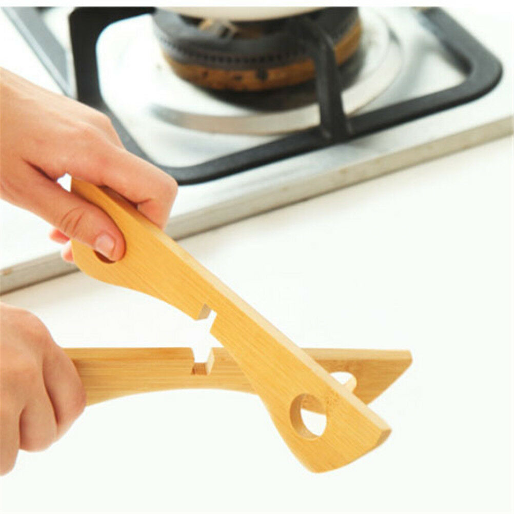 Bamboo Foldable Non-slip Heat Resistant Pad Holder Pot Mat Holder Pan Mats DDAU