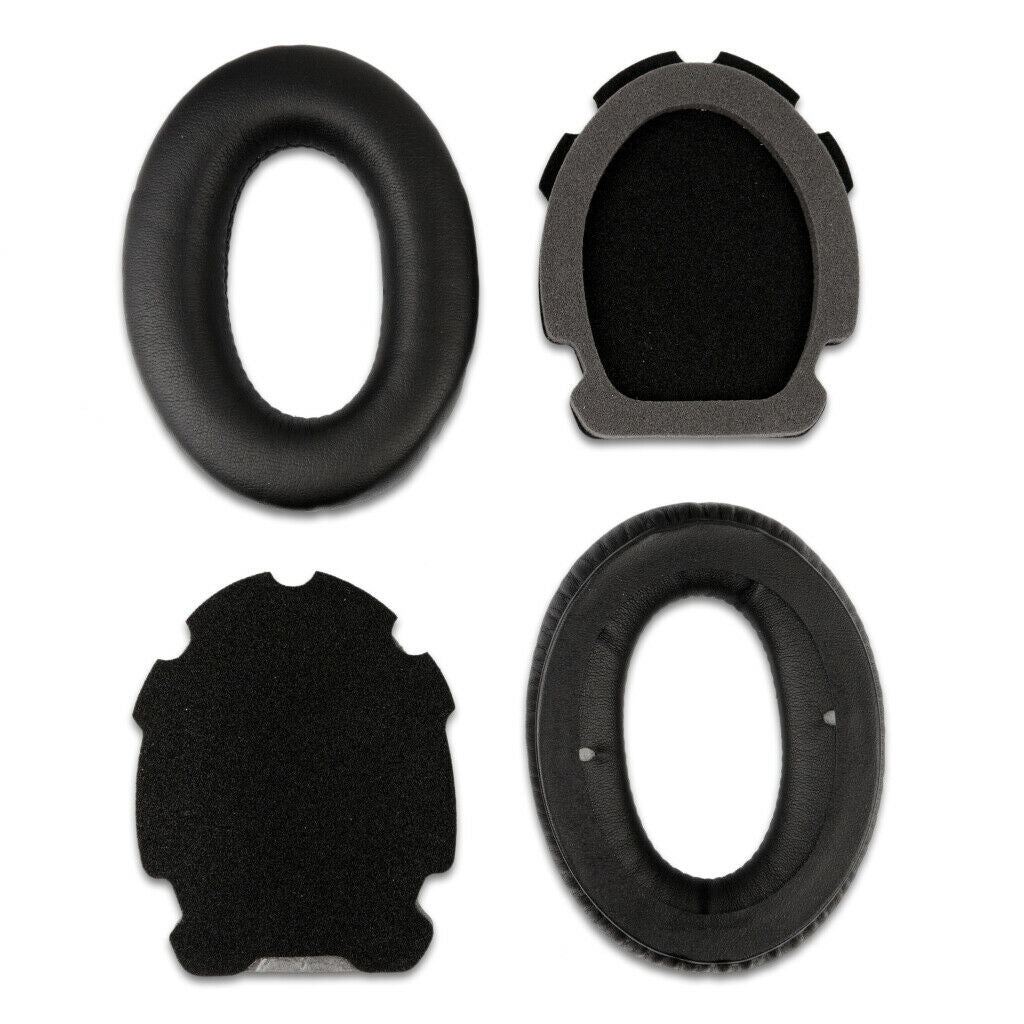Ear Pads for Bose A20 A10 X Aviation Headphones Cushion Kit Black Covers Pair
