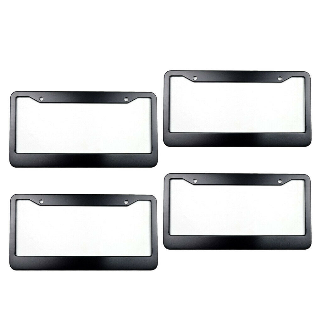 Replacement Metal Aluminium License Plate Frame Holder Blank Waterproof NEW