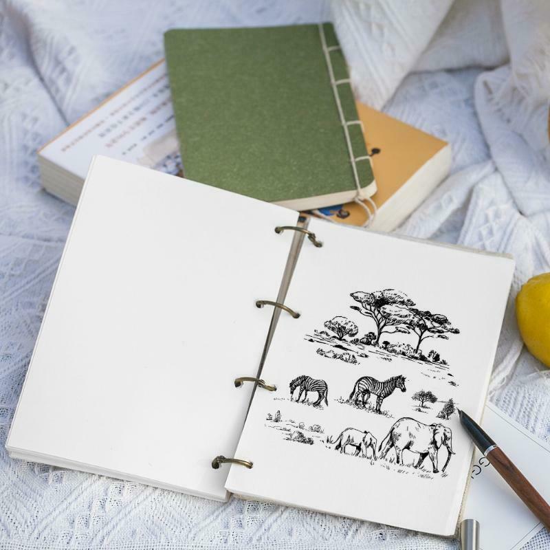 Zebra Elephant DIY Silicone Clear Stamp Cling Seal Scrapbook Embossing Album