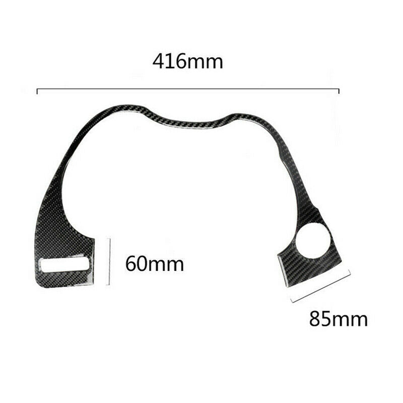 For Infiniti Q50 2014-2019 Carbon Fiber Auto Interior Dashboard Cover Trim