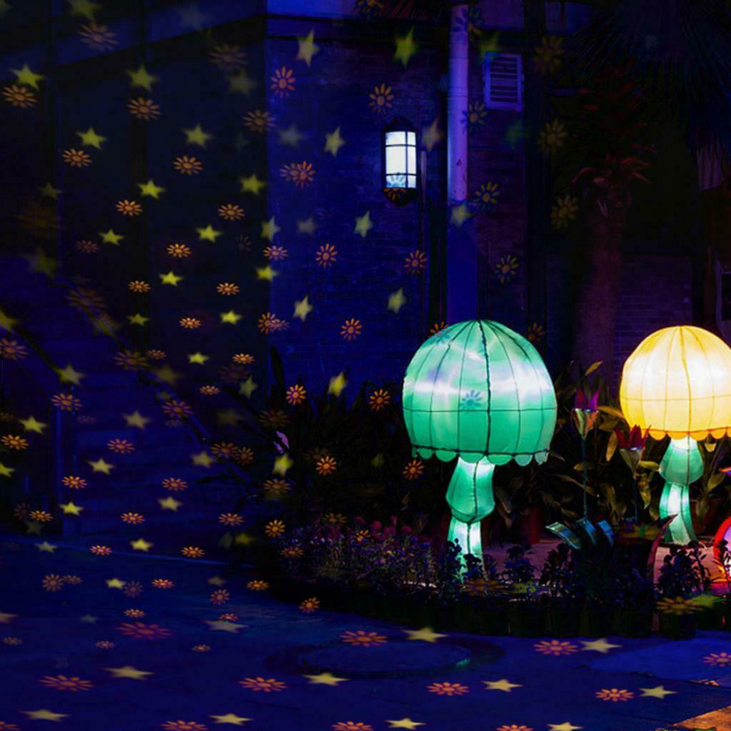 Landscape Projection Night Lamp for Xmas Halloween Party Home Garden Decor