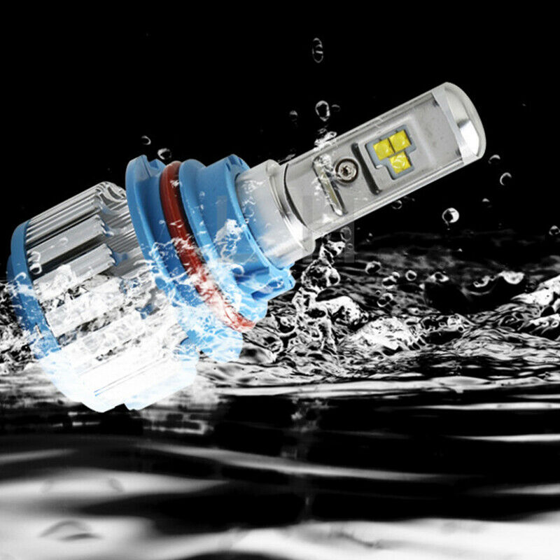 2X 6CHIPS H4 9003 High/low 80W 12000LM LED Double Lamp Headlight Car Beam Bulbs