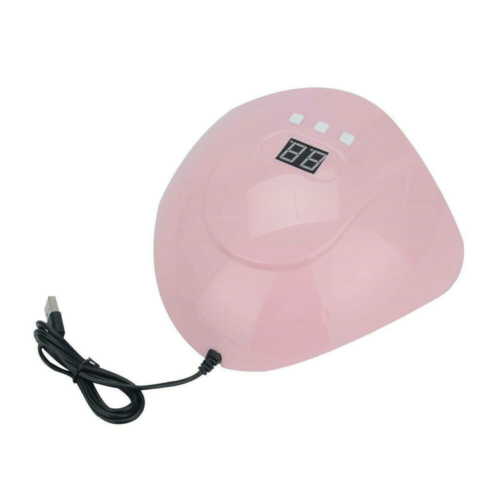 54W LED UV Nail Polish Dryer Lamp Gel Acrylic Curing Light Professional Tool HOT