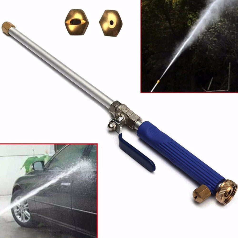 Aluminium High Pressure Power Car Washer Spray Nozzle Water Gun Hose 46cm/18''