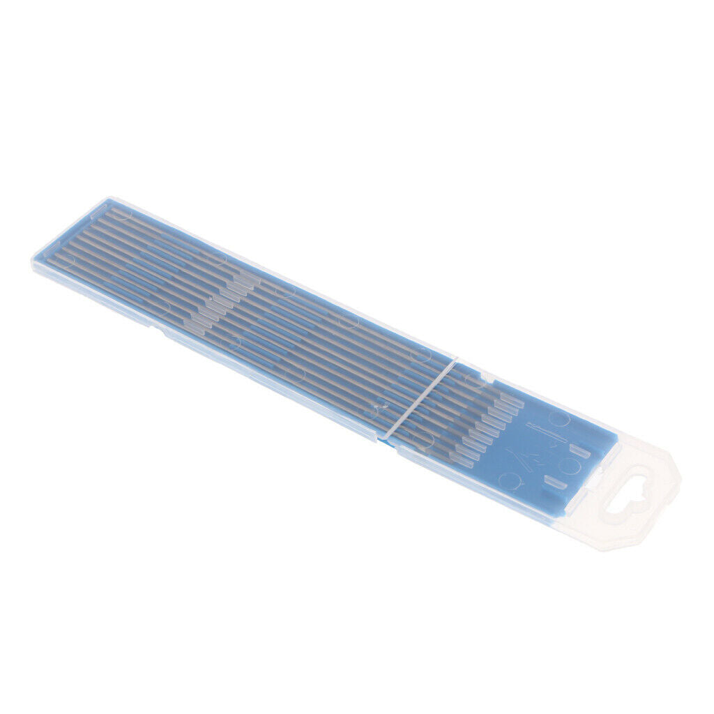 10-Pack WT20 1/16 x5.9inch Tungsten Electrodes Tig Rods Annealed &Ground Finish