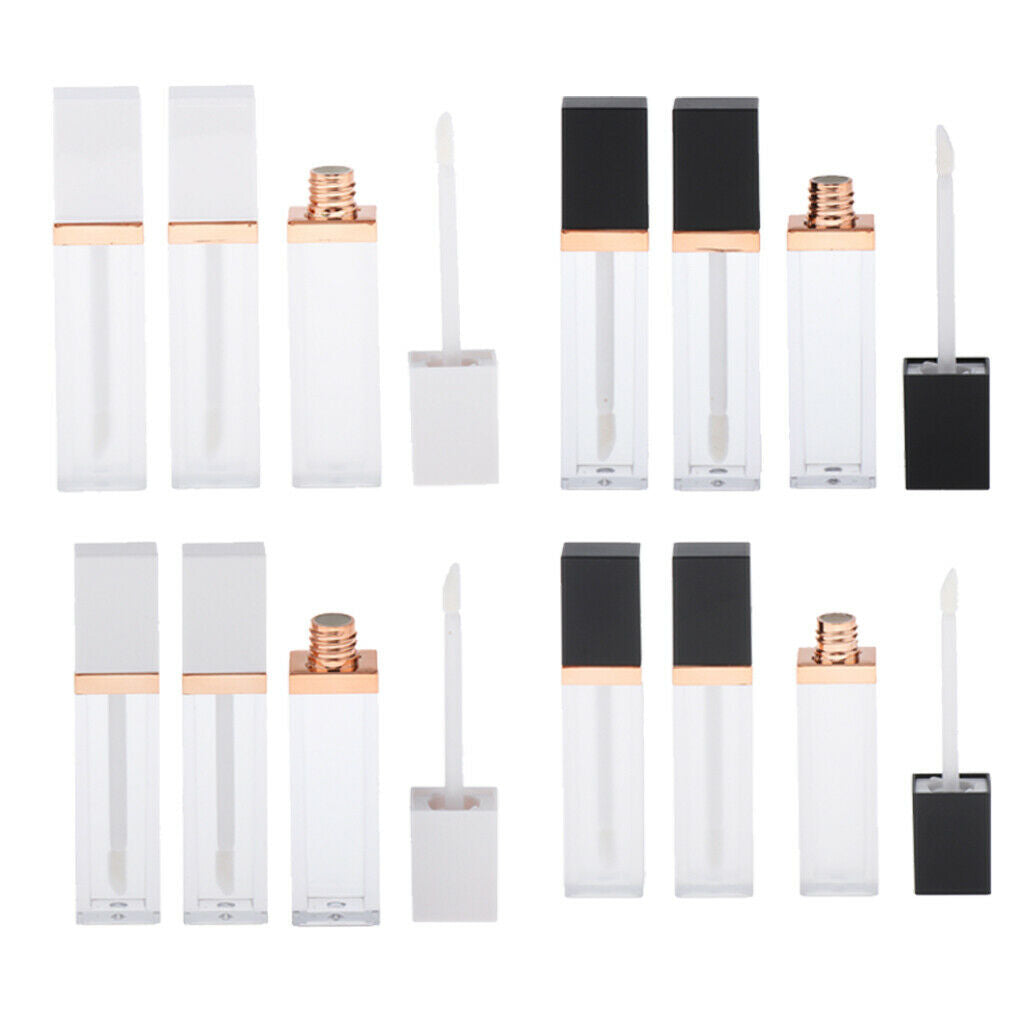 3x Plastic Makeup Lip Gloss Tubes Refillable Lip Tint Eyelash Oil Bottle 7ml
