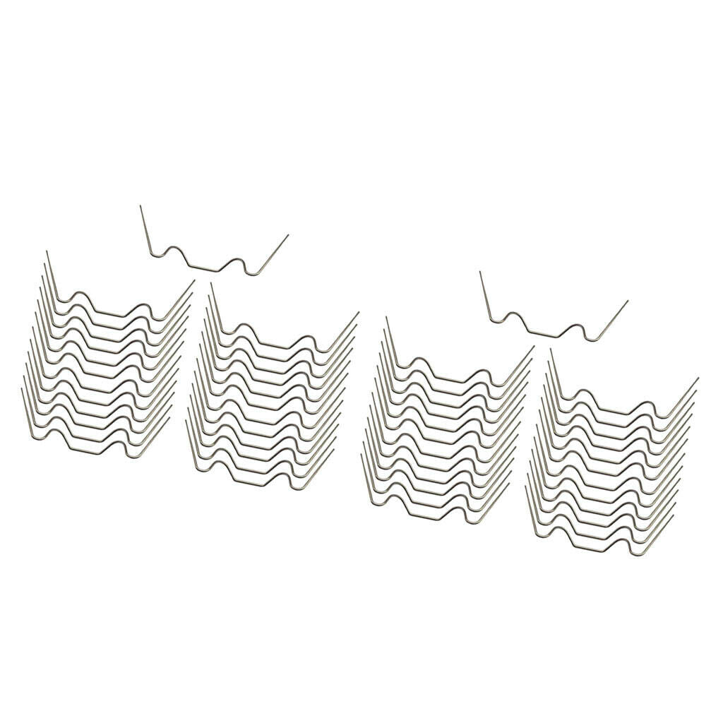 50-Piece Steel Glazing Clips Greenhouse W Wire Clip Glass Pane Clips for