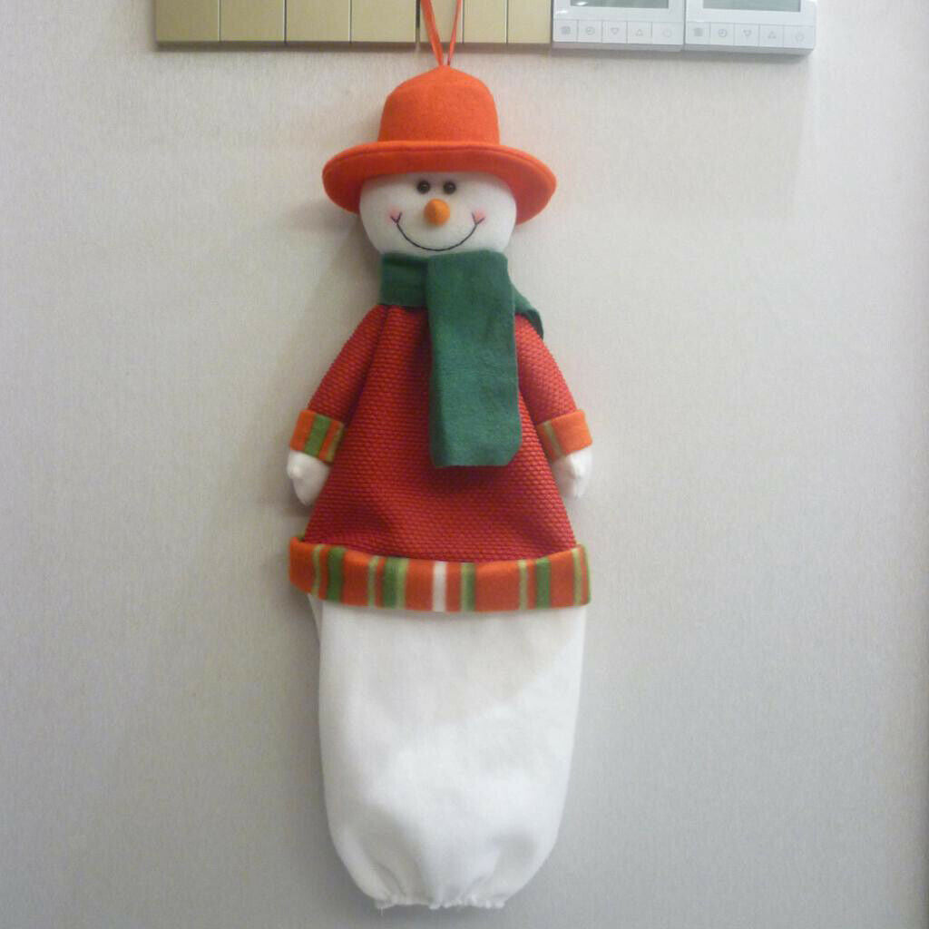 Fashion Snowman Christmas Candy Gift Bags Rubbish Sacks Christmas Party Supplies
