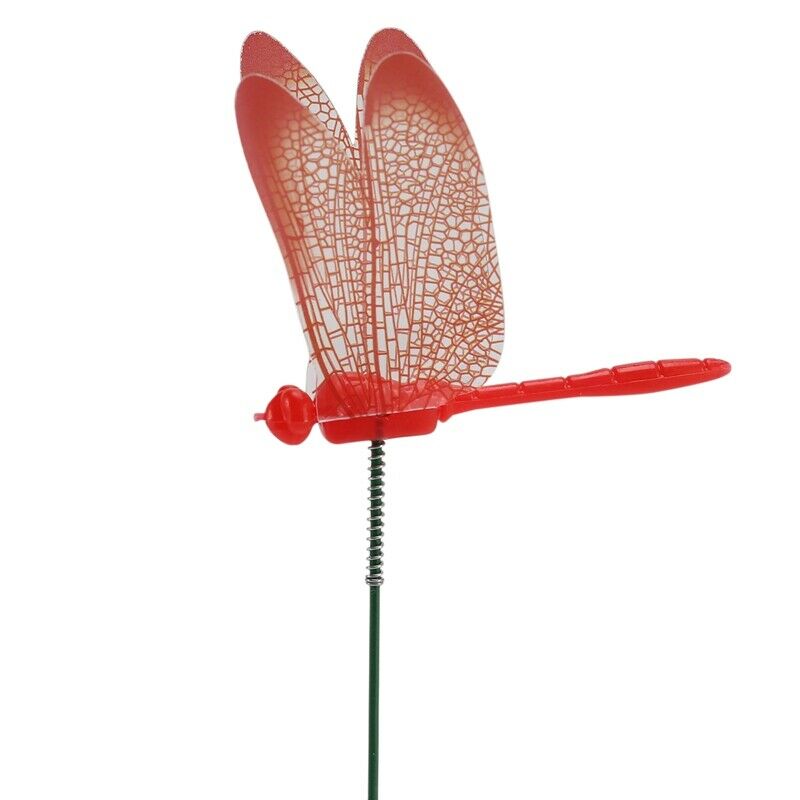 20 Pieces Garden Butterflies Stakes And 4 Pieces Dragonflies Stakes Garden OrnY4