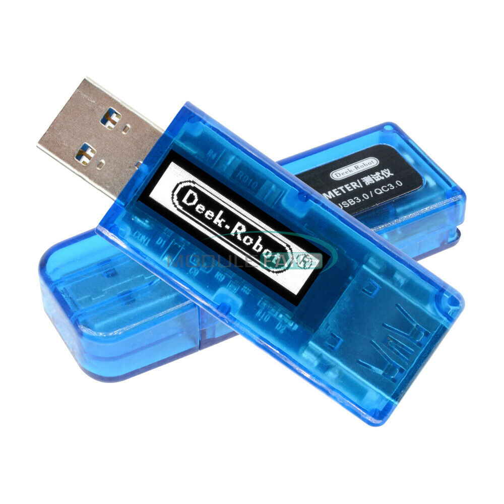 USB3.0 Battery Charger Voltage Current Tester Capacity Power Detector OLED