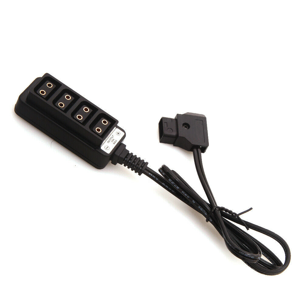 Male D-Tap Power Tap to Female D-Tap Power Supply Cable Hub Adapter Splitter