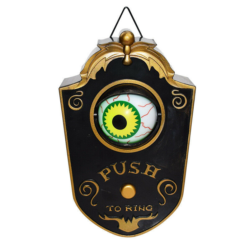 Halloween Doorbell Haunted Doorbell Animated Eyeball Halloween Haunted HouseProp