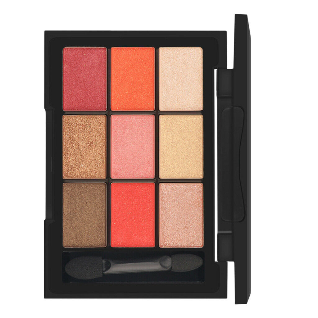 9 Colors Glitter Shimmer Eyshadow Makeup Palette Beauty Eyes Matte Set Fresh
