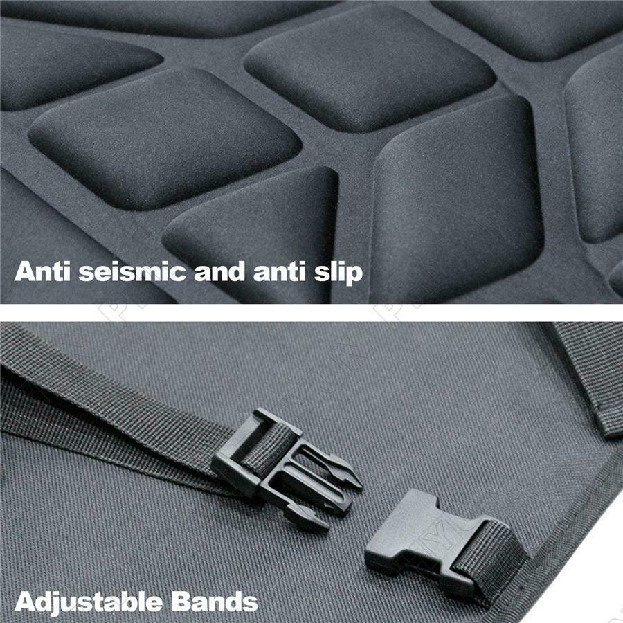 Black Foam ATV UTV Seat Pad Cover Protector Cushion Water Resistant Universal