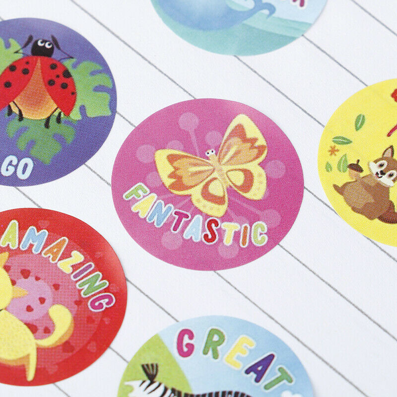 500pcs/roll Reward Stickers for Teachers students for Kids Motivational S.l8