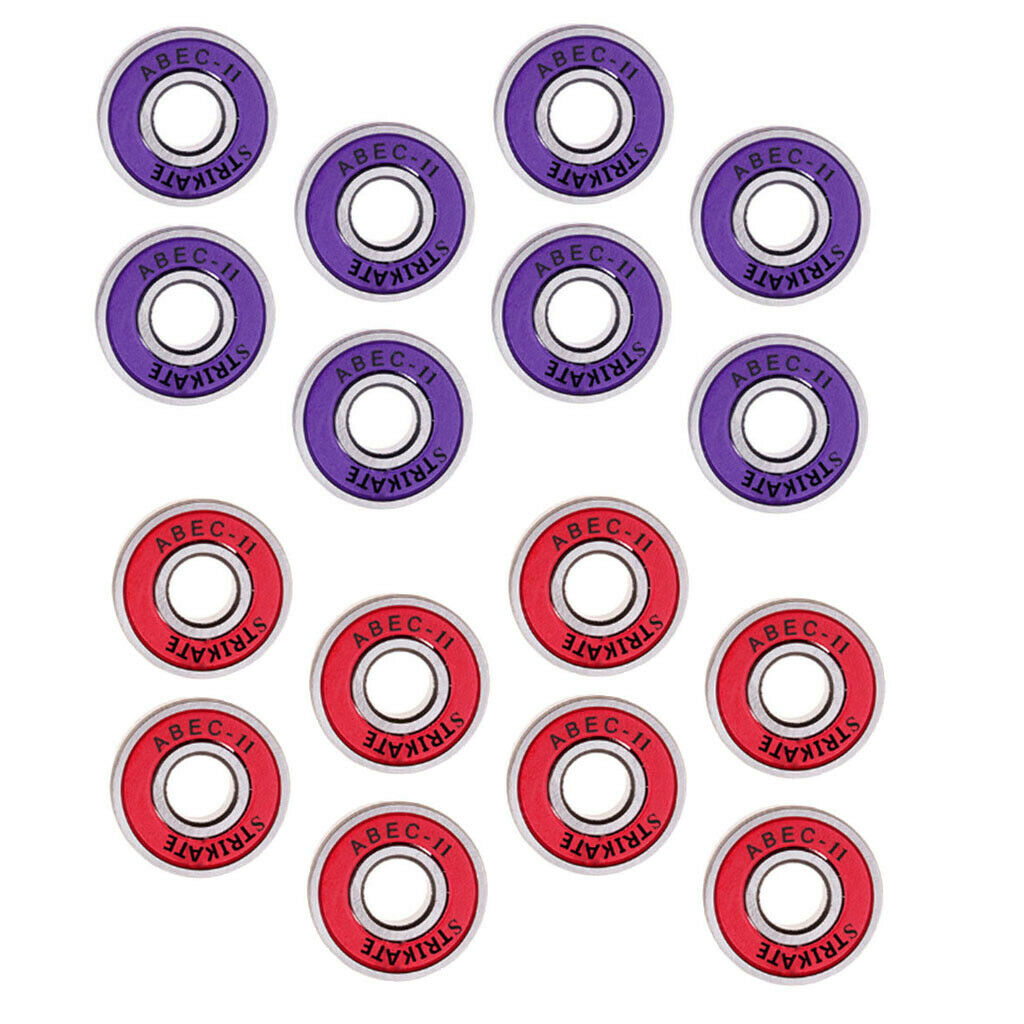 16Pcs 608rs ABEC-11 Skateboard Bearing Rolling Bearings 8x22x7mm Bearing