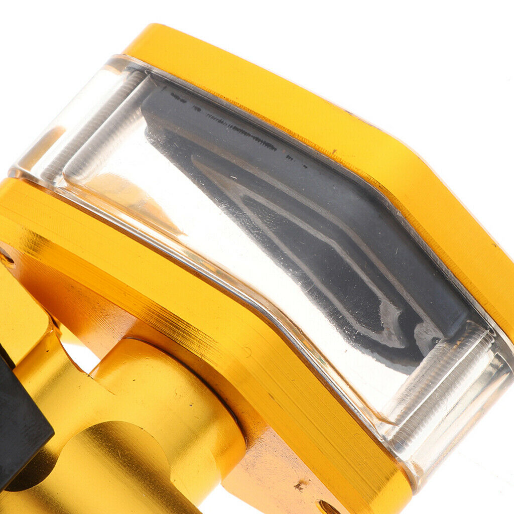 Adjustable Folding Motorcycle Extendable Brake Clutch Levers  Golden
